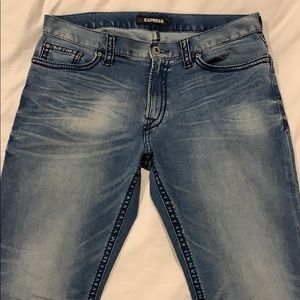 Express light blue jeans 34 x 34